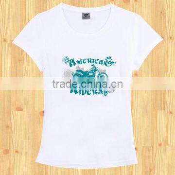 Low MOQ Cheap Wholesale 3D T-shirt For Women 160g 100% Cotton T Shirt China Factory Direct