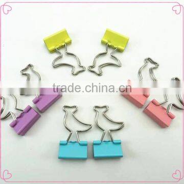 Office stationery colors funny banana shaped double binder clips