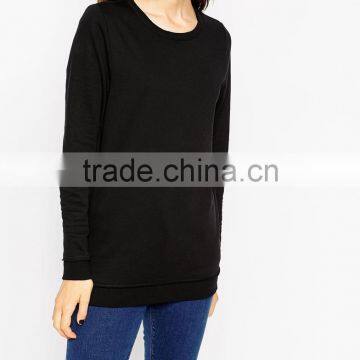 Longline Cut Sweatshirts for Women's photo-3
