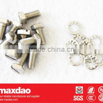 Stainless steel hardware kit grounding washer