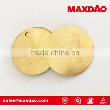 Circular Brass Tag photo-3