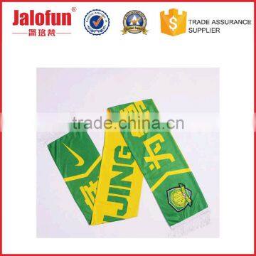 Hot Sale Custom Cheap Soccer Cashmere Scarf Digital Printing