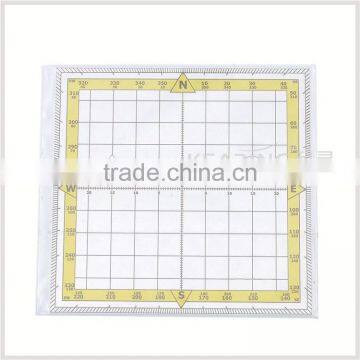 Chinese Manufactuere OEM small plastic PVC flexible square protractor # KPP-6