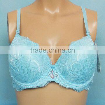 2014 Ladies Fashion Lace Bra Stock, Ref.140406