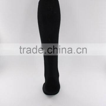 Black Nylon Knee High Soccer Wholesale Socks Men photo-4