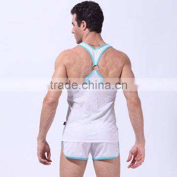 Custom Men's Mesh Breathable Tank Tops Summer Hot Mens Vest Shirt With Tight Hoop Type Gay Fashion Vest Mesh Sport Casual T-shir photo-2