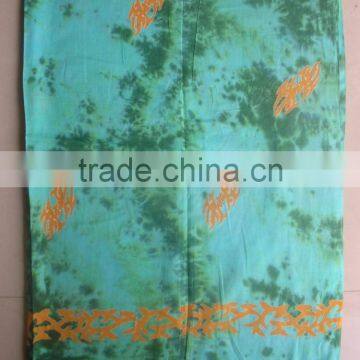 Ombre Dyed Cotton Scarf photo-4