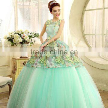 MGOO Hot Sale Designer Dress For Women Prom Long Satin Evening Gown Beautiful Applique Dress L000123 photo-5