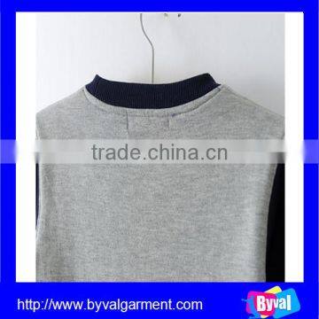 Autumn Fashion Top Quality Boys Clothing Pullover Basic Sweatshirt Clothing Flocking Design photo-5