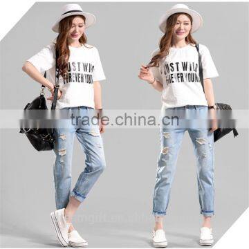 2016 New Fashion Brand Women Slim Jeans Blue Jeans Female Stretch Pencil Jeans Female photo-3