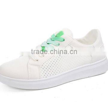 Zm35609a Ladies Fancy Footwear Summer White Casual Canvas Shoes photo-4