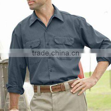 Anti-wrinkle Western Thick Causal Long Sleeve Men Shirt photo-3