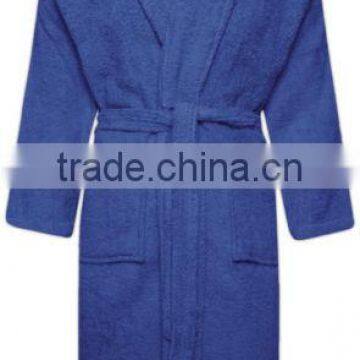 Wholesale adults 100% cotton terry bathrobe