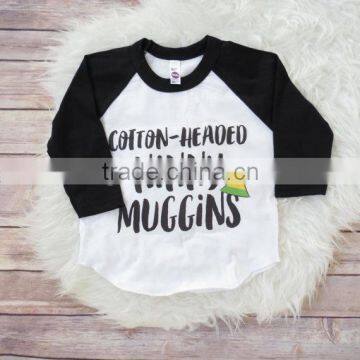 Wholesale Children's Boutique Clothing Long Sleeve Contrast Color T-shirt With Letter Printing 2016 Autumn Kid Clothes photo-3