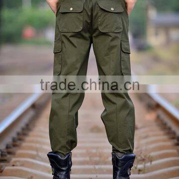Juqian Workwerar Stylish Casual Quality Quick Drying Green Multi-pockets Work Pants Mens With Knee Pad photo-5