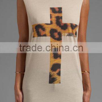 Leopard Print Tank Top no Bra photo-4