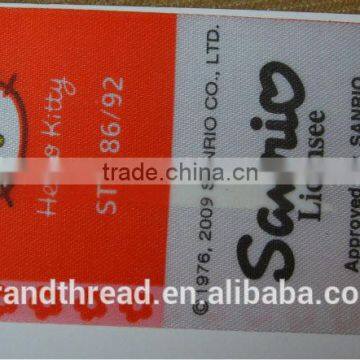 New Material Plastic Clothes Brand Tag