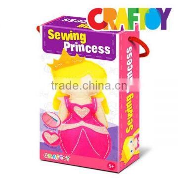 OEM En71 Art & Craft Kit Create Your Sewing Doll Princess photo-2