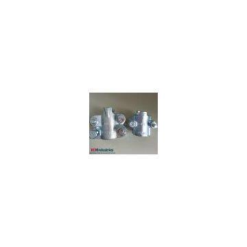 Interlock hose clamp/ four bolts hose clamp