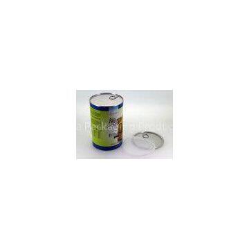 Small Food Grade Powder Paper Tube Packaging ,  Aluminum Easy Open End
