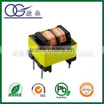 EE8.3 horizontal double slot Switching power transformer pin2+2 ,24V 12V 5V 1 mva transformer