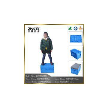 High Quality Plastic Moving Crate Sale With Lid photo-3