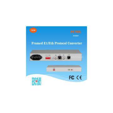 E1 to Ethernet Converter, G.703 to RJ45 and Coax to Ethernet