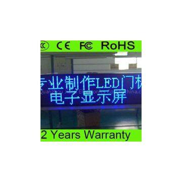 P10 Outdoor Blue Color LED Display,LED Scrolling Message Board