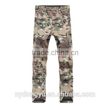 men outdoor wind proof water proof ports pants/jienaie camoflage thermal climbing hiking pants