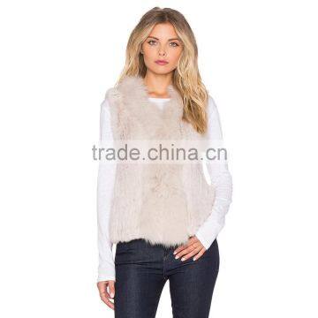 SJ316-01 Real Fur Crochet Handmade Top Quality Furs Garments Women China Made