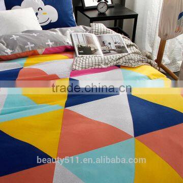 Bed Sheet In China Cheap Satin Fabric 100% Cotton Sateen Fabric For Adult Bedding Set BS277 photo-4
