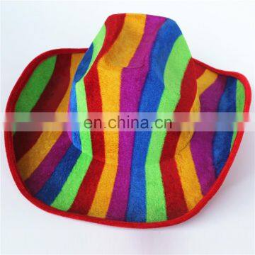 fancy party cowboy hat colorful party hat