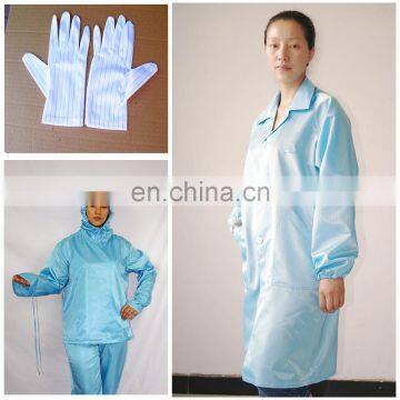 Ripstop Conductive Anti-static Cleanroom Coverall Cloth photo-6