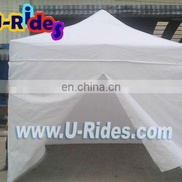 White Color Steel Fabric Material Folding Tent For Outdoor