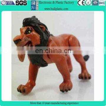 Popular resin wild animal figure with lion design/animal toy figure