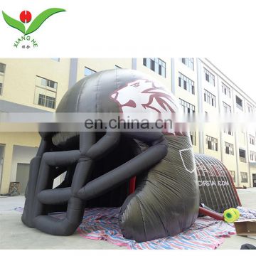 Customized helmet entry tent inflatable football tunnel