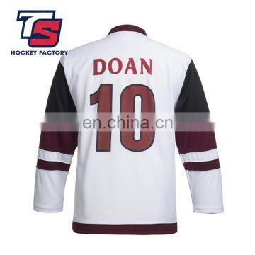 Customized Fans WHITE Ice Hockey Jersey For Your Own Sytle photo-2