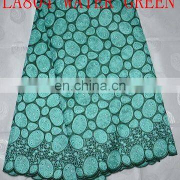 High Quality Swiss Voile Lace Fabric(FL804) African Big Swiss Lace photo-4
