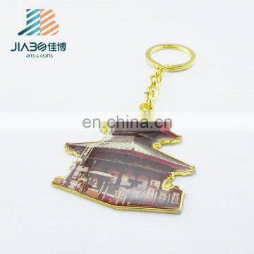 Jiabo Custom House Shape Enamel Brass Keychains photo-3