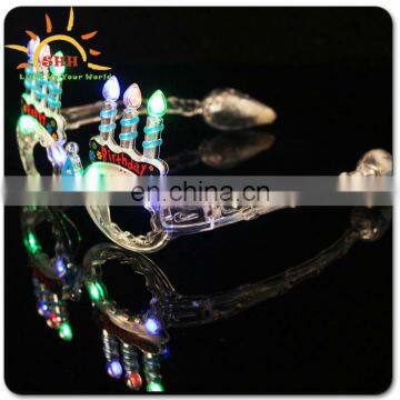 LED flashing kids sunglasses with Birthday Music