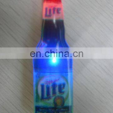 LED flashing drinking bottle badges for advertisment for Christmas