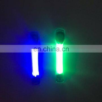 New fashion led running bracelet Led slap bracelet reflective LED light wristband armband