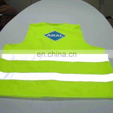 High visibility Roadway reflective safety vest workwear cloting Light-Green color Uniform