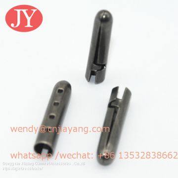 20mm Shiny Nickle Color Bullet Shape Shoelace Tips photo-3