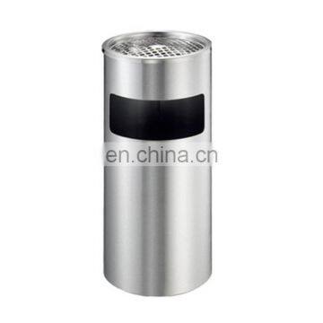 Hotel stainless ground ash barrel