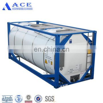 IMDG CFR49 ASME Standard LR Certified New 20ft ISO crude oil fuel tank container