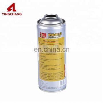 Empty asphalt cleaner tinplate aerosol can