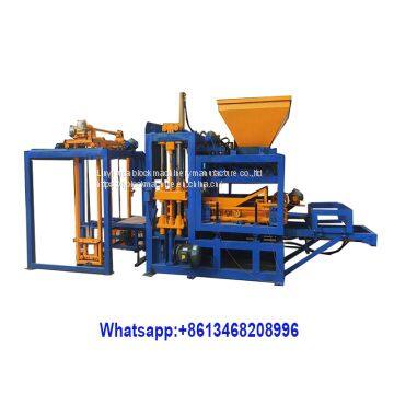 QT4-18 Automatic Interlocking Paving Concrete Brick Block Making Machine Curbstone Machine photo-3