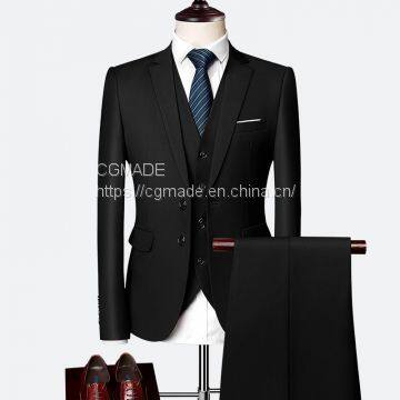 High End Men's Suit Three Piece Panchromatic Business Suit Set Can be Customized photo-3