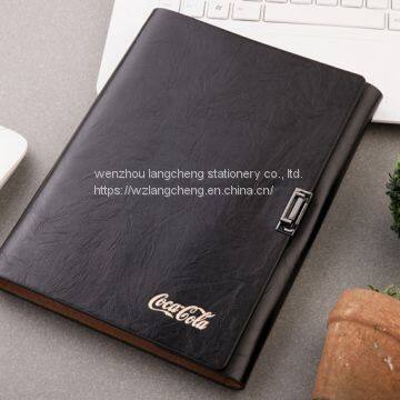 2020 New 6 Ring Bind Notebook Custom a5 Planner Kraft Diary Calendar Card Holder Logo Printing Notebook photo-5